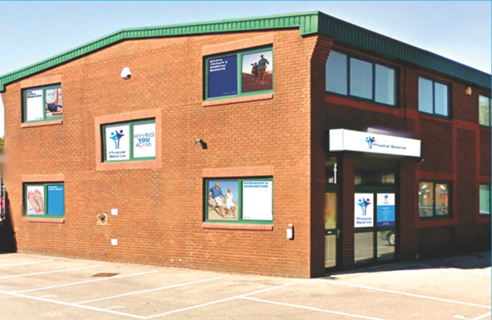 The Physical Balance building which houses CF Foot Clinic, Basingstoke